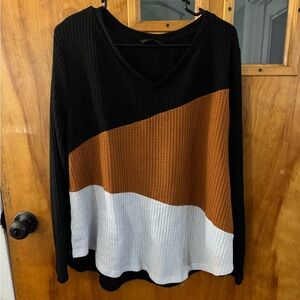 Light weight plus size sweater